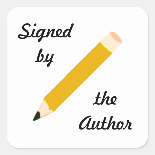 署名付きコピー – 四角いシール(#28) スクエアシール (正面)