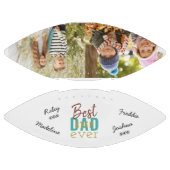 署名付き最高のステップパパEver 2 Photo アメリカンフットボール (パネル)