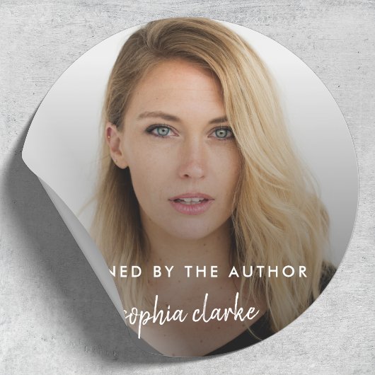 署名作家 |フォトブックモダンの署名 ラウンドシール