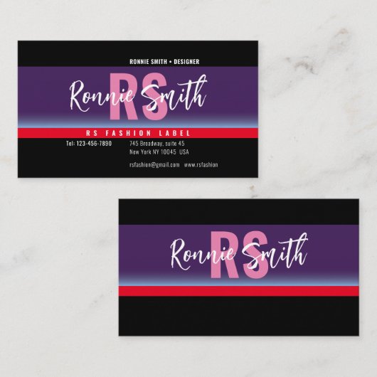 署名名刺 名刺 (正面/裏面)