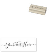 署名文字手書きスクリプト ラバースタンプ (押印)