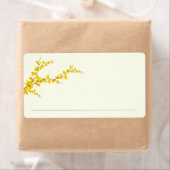 署名欄 |リトルイエローフラワー蔵書票 ラベル (インサイチュ)