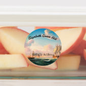 署名済みコピーと作家名の蔵書票 ラベル (貼付)