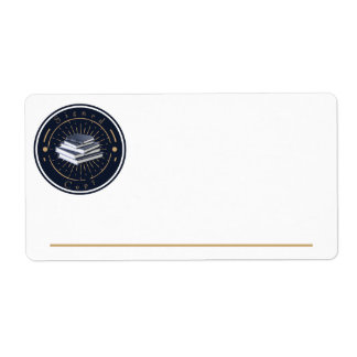 署名済みコピーのスタック蔵書票 ラベル