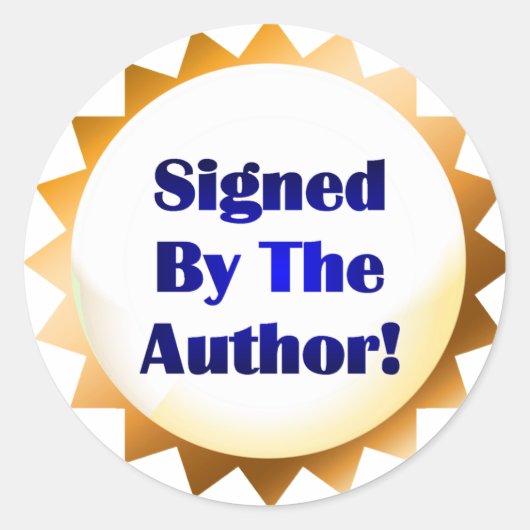 署名済みコピーシール ラウンドシール (正面)