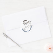 署名済みコピーMattias Desmetステッカー ラウンドシール (封筒)