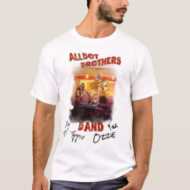 署名済みAllbot Brothersバンドポスター Tシャツ