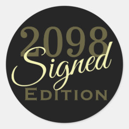 署名済 ラウンドシール