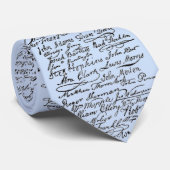 署名米国の歴史独立宣言 ネクタイ (ロール)