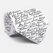 署名米国の歴史独立宣言 ネクタイ (ロール)