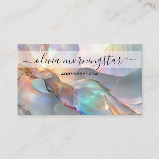 署名素晴らしオプション2 QRコード 名刺 (正面)