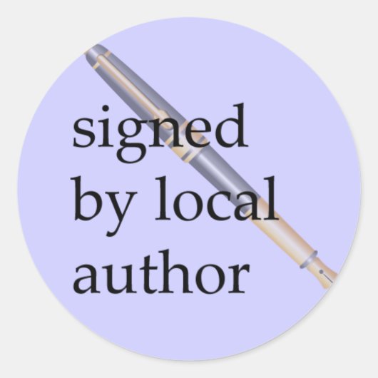 署名者のローカル作家 ラウンドシール (正面)