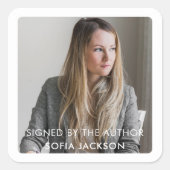 署名者作家自動蔵書票 スクエアシール (正面)