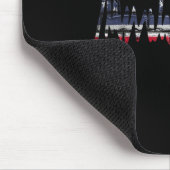 署名2024 President Patriotic American Flag U マウスパッド (コーナー)