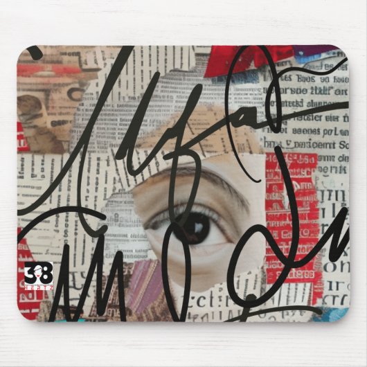 署名 マウスパッド (正面)