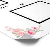 署名/指紋結婚の ポスター (角)