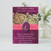 署名： Matte 3.5" x 5"、標準の白い封筒 招待状 (スタンド正面)