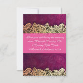 署名： Matte 3.5" x 5"、標準の白い封筒 招待状 (裏面)