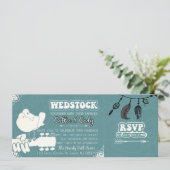 署名： Matte 4" x 9.25インチ、標準ホワイトエンベロ 招待状 (スタンド正面)