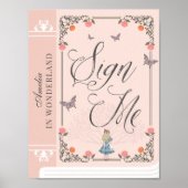 署名 | Wonderland Storybookのヴィンテージアリス ポスター (正面)