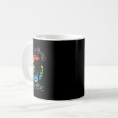 署名ASLサイン言語服ビーチろう意識 コーヒーマグカップ (正面左)