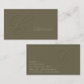 署名C 名刺 (正面/裏面)