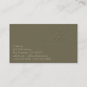 署名K 名刺 (裏面)