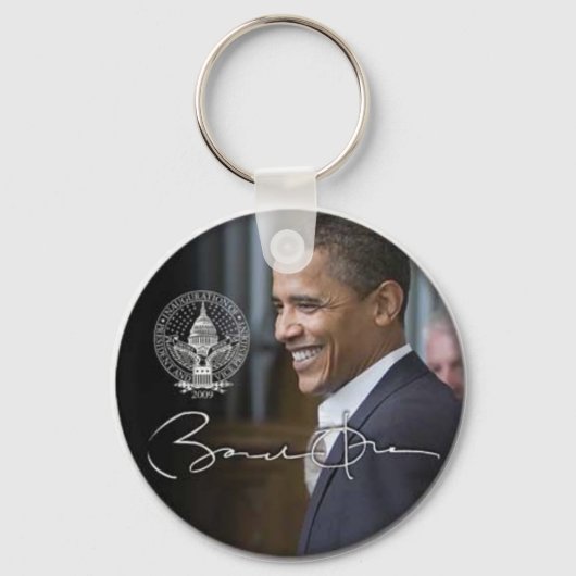 署名Obama Keychain キーホルダー (正面)