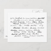 署大統領の名(統一された州長) ポストカード (正面/裏面)