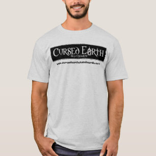罵倒された地球のロゴのワイシャツ Tシャツ