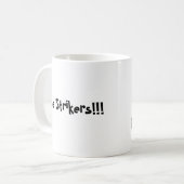 罷業者!!! コーヒーマグカップ (正面左)