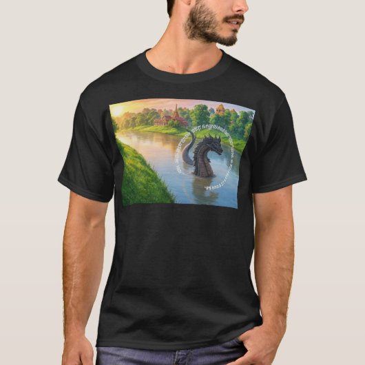羅胡が休む Tシャツ (正面)