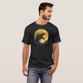 羅胡が月に吠える Tシャツ (正面フル)