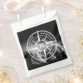 羅針星エンブレムモノグラムのドラマチックな山 フェイバーバッグ