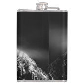 羅針星エンブレムモノグラムのドラマチックな山 フラスク (裏面)