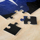 羅針盤バラ ジグソーパズル (側面)