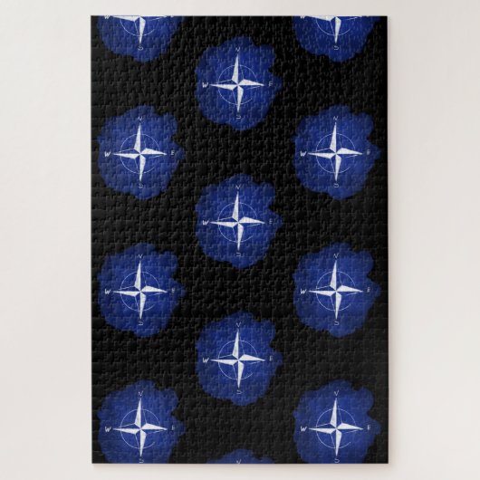 羅針盤バラ ジグソーパズル (縦)