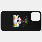 羊おもしろいのクリスマスツリー |クリスマスギフト Case-Mate iPhoneケース (裏面 (横))