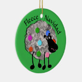 羊おもしろいオーナメント セラミックオーナメント (右)