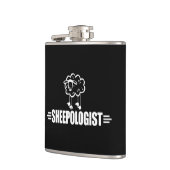 羊おもしろい フラスク (左)