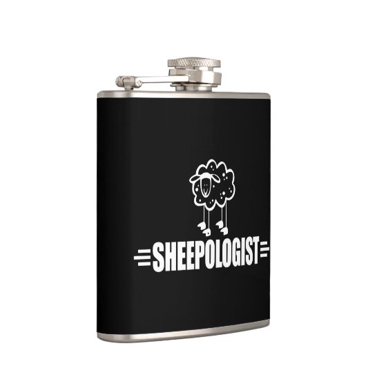 羊おもしろい フラスク (右)