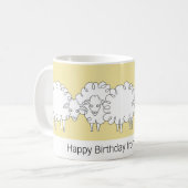 羊お洒落のマグ コーヒーマグカップ (正面左)