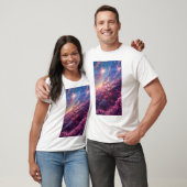 羊お洒落の群れイラストレーションTシャツ Tシャツ (ユニセックス)