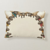 羊が君を歌っのまわりにている アクセントクッション (裏面)