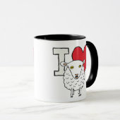 羊が大好き マグカップ (正面右)