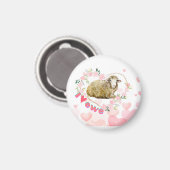 羊が大好き マグネット (正面/裏面)