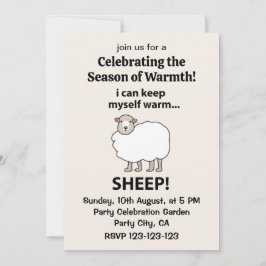 羊さえいれば私は自力で暖を取れる 羊 招待状