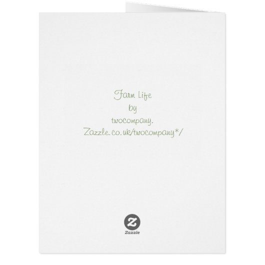 羊せん断カード (裏面)