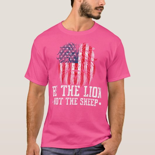 羊ではなくライオンである Tシャツ (正面)