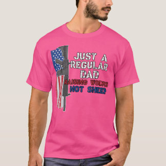 羊ではなく狼を育てる普通のパパ Tシャツ